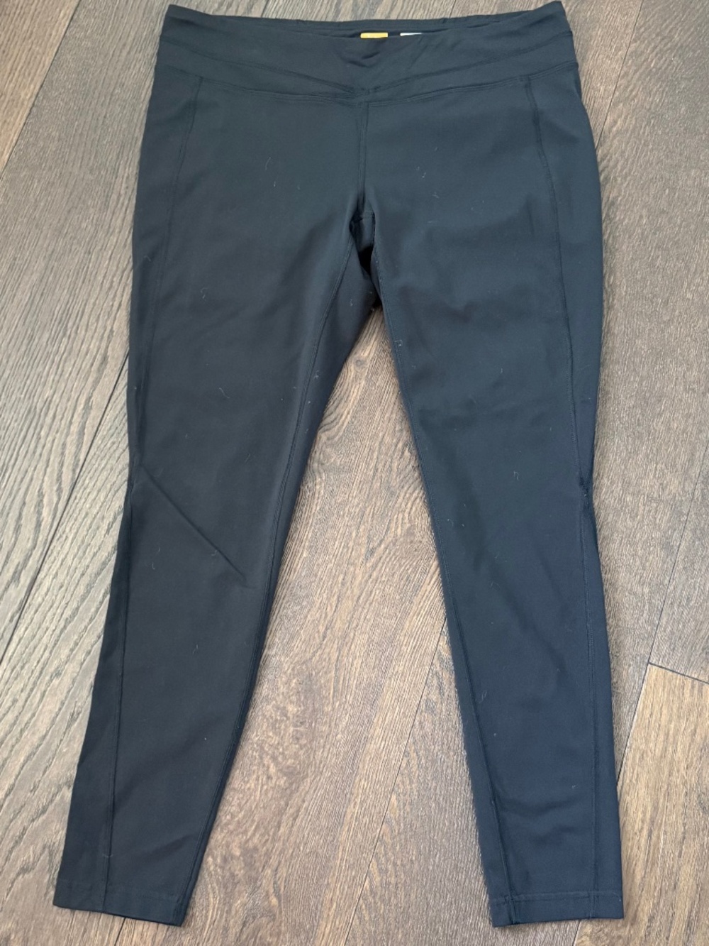 Lucy Powermax Black High Rise Leggings Women's XL Athletic Yoga Pants Pocket
